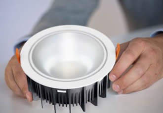 Osram LED downlights keep cool with thermally conductive Stanyl TC polyamide 46 from DSM